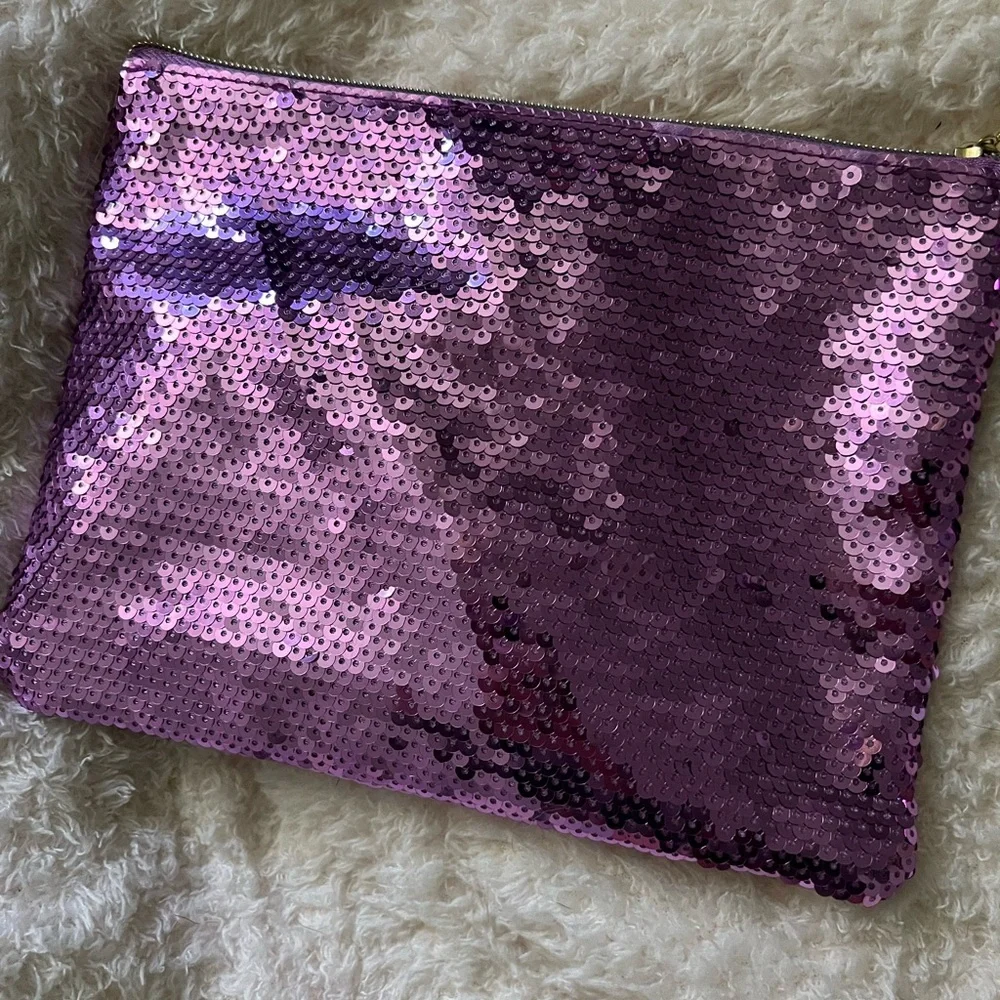 Tarte Flamingo Sequin Cosmetic Bag